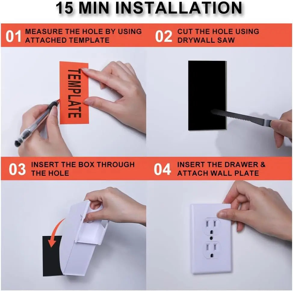 Hidden Wall Socket